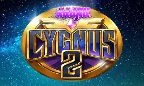 Isang visual na representasyon ng Cygnus 2 slot na may temang astronomiya at mga kumikinang na bituin.